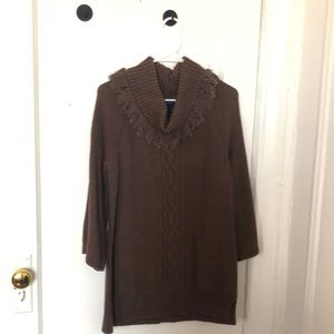 Cute cozy warm cocoa colored sweater for fall!